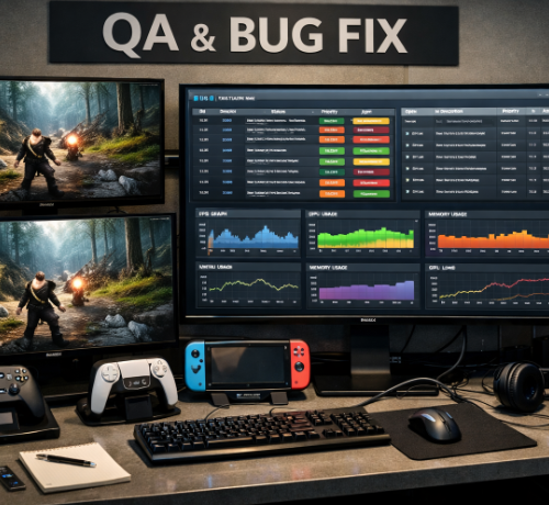 Game Testing and Bug Fixing Package