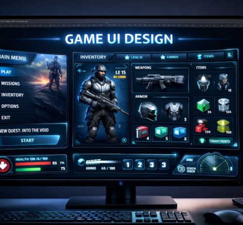 Game UI Interface Design Package