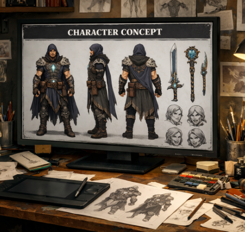 Game Character Design Package